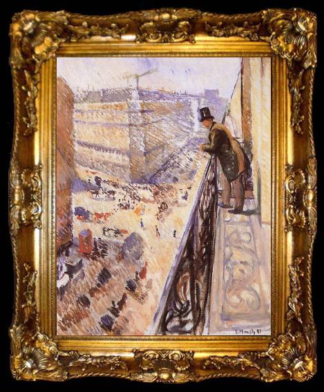 framed  Edvard Munch Landscape, ta009-2